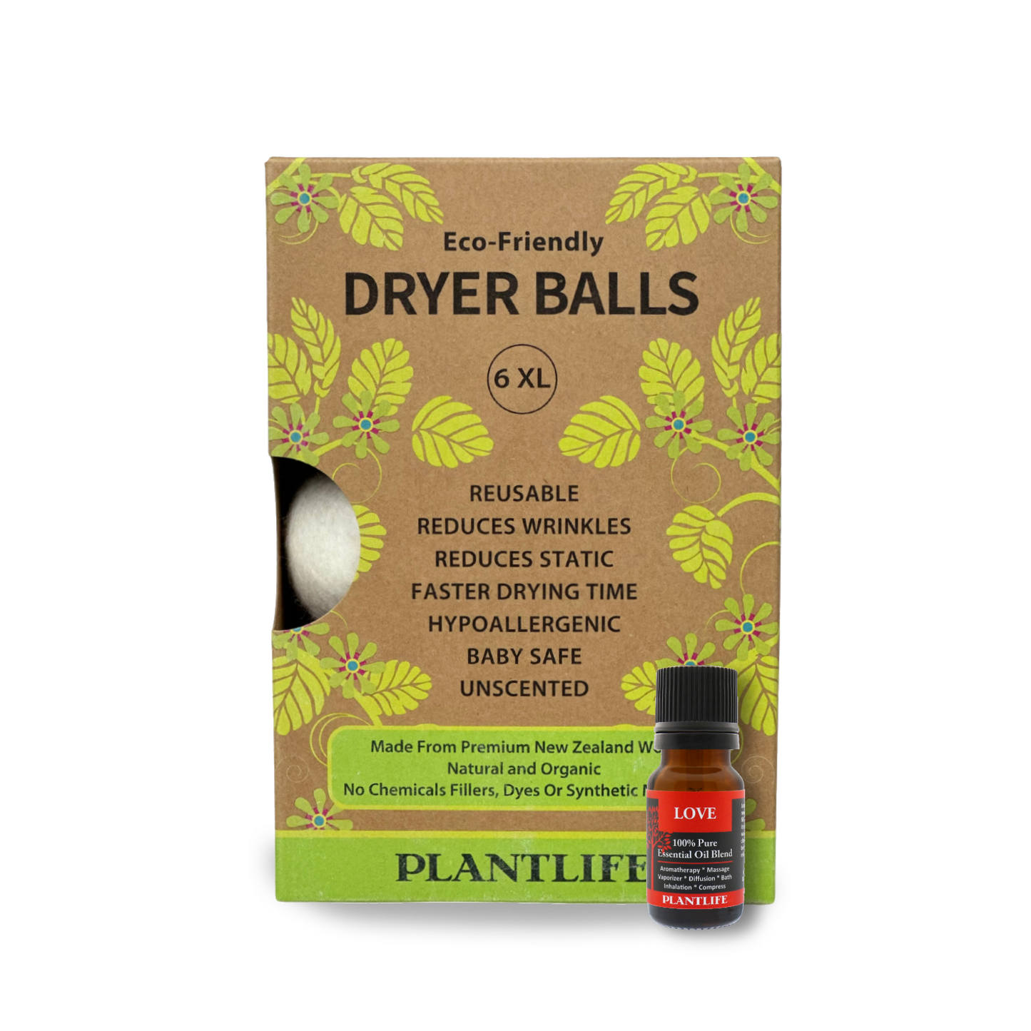 Dryer Balls With an Essential Oil Blend