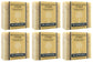 Six bars of Frankincense Myrrh Plantlife soap in packaging.