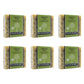 Six bars of Plantlife Green Tea soap arranged in two rows on a white background.