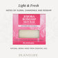 Jojoba Rosehip Skin Bar packaging with pink label on a light background