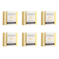 Six bars of Plantlife Loofah Love Exfoliating Bar Soap on a white background