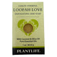 Plantlife Lemon Verbena Loofah Love Exfoliating Bar Soap 1 oz with coconut oil, olive oil, and pure essential oils.