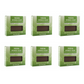 Six boxes of Neem Herbal Soap by Plantlife on a white background