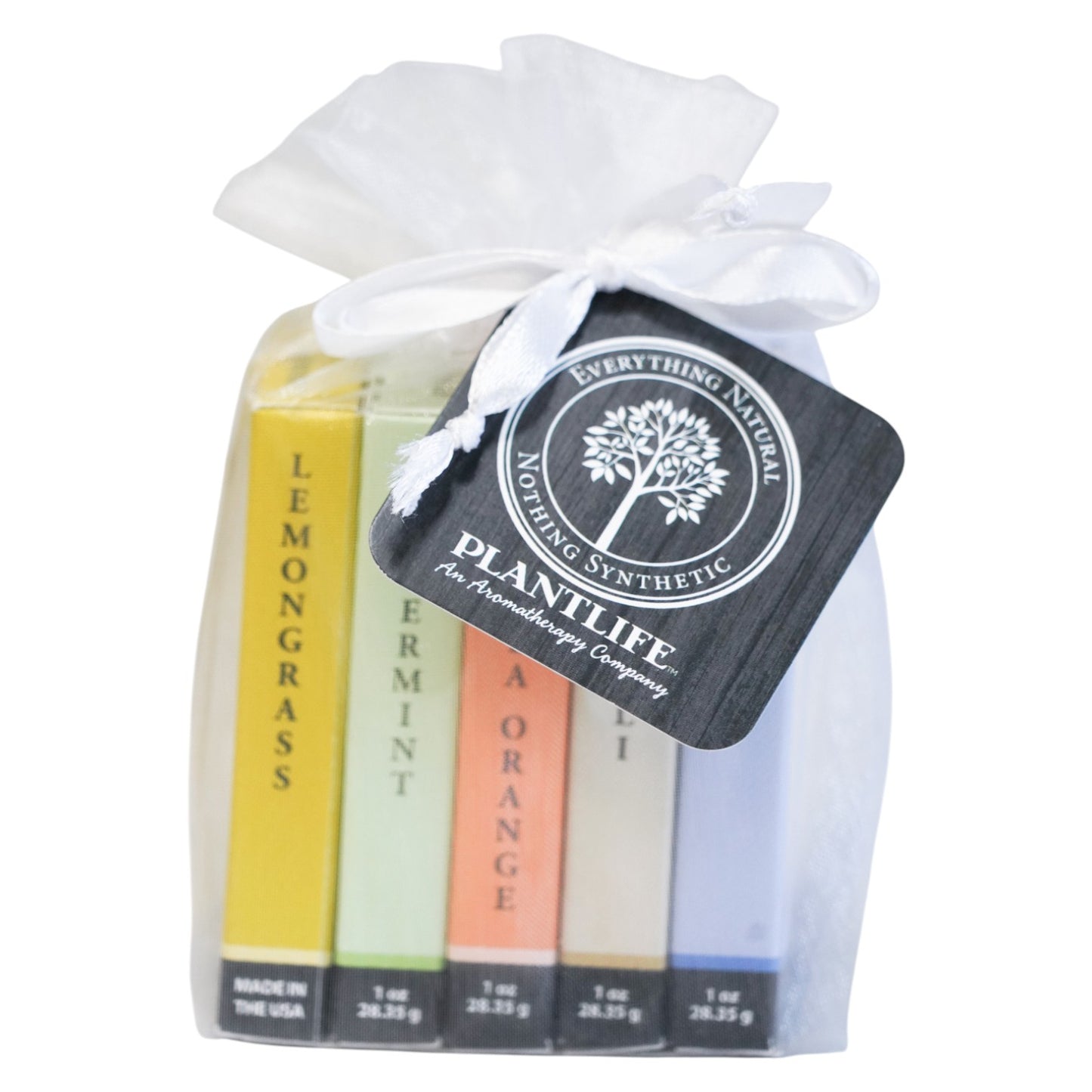 Plantlife Travel soap set in travel organza bag