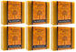Six bars of Plantlife Pumpkin Spice soap on a white background