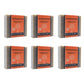 Six bars of Plantlife Sandalwood Aromatherapy Herbal Soap on a white background