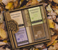 Box of Plantlife aromatherapy herbal soaps on a leafy background