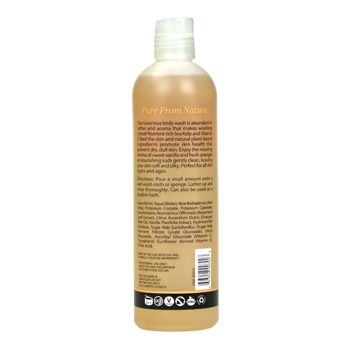 Vanilla Orange Body Wash