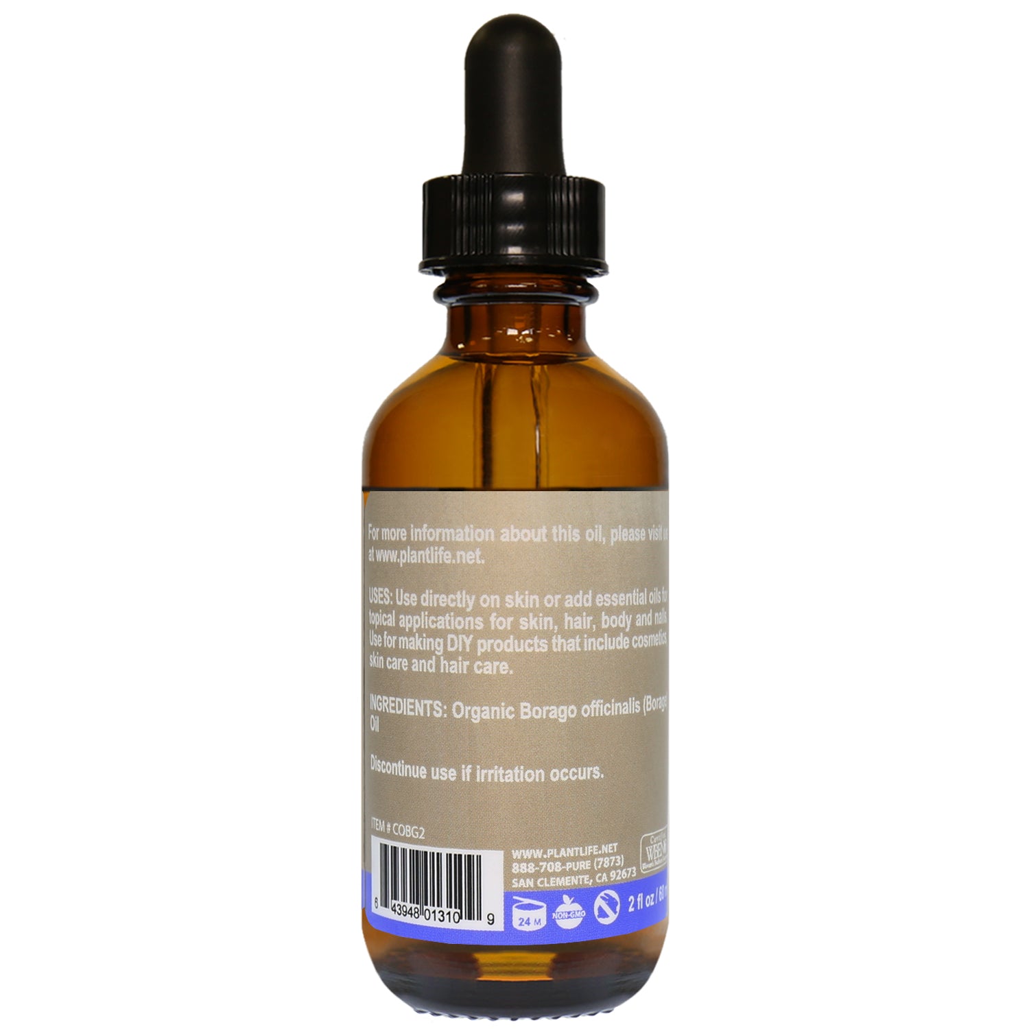Plantlife Borage Oil Back