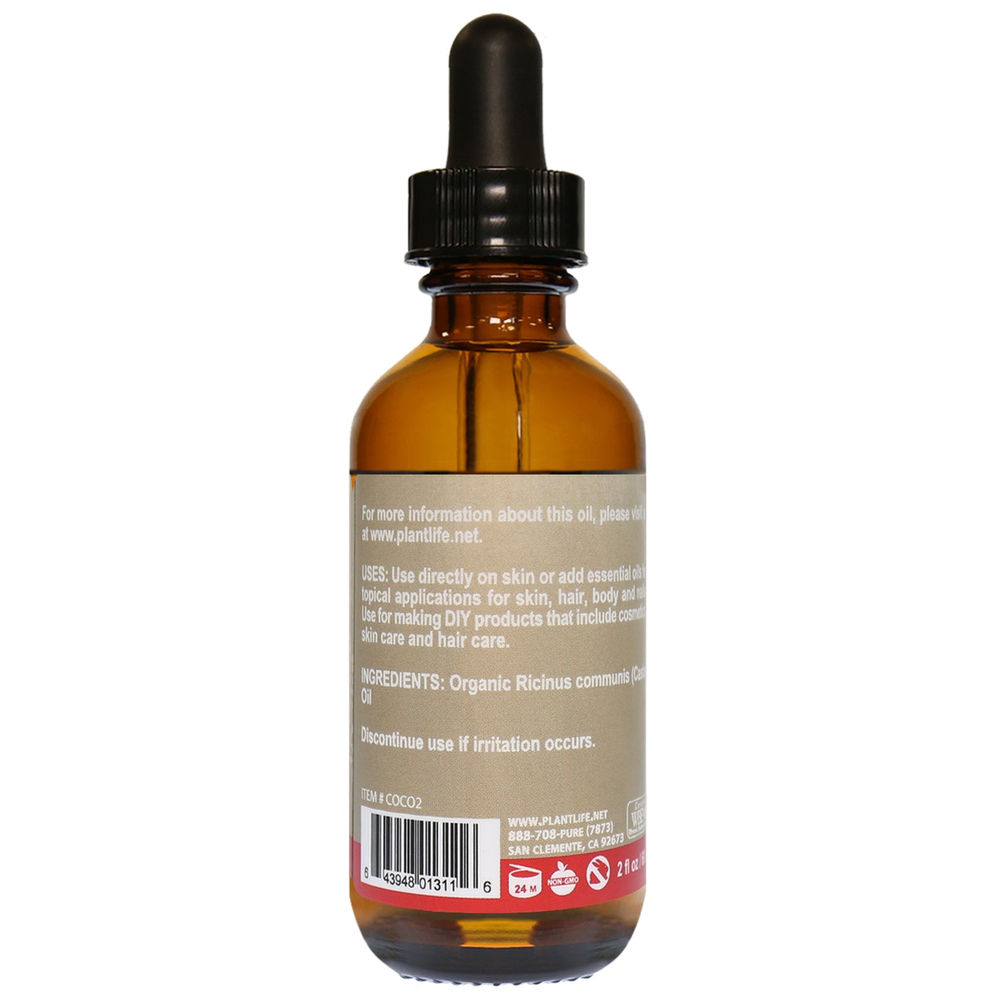 Plantlife Castor Oil Back