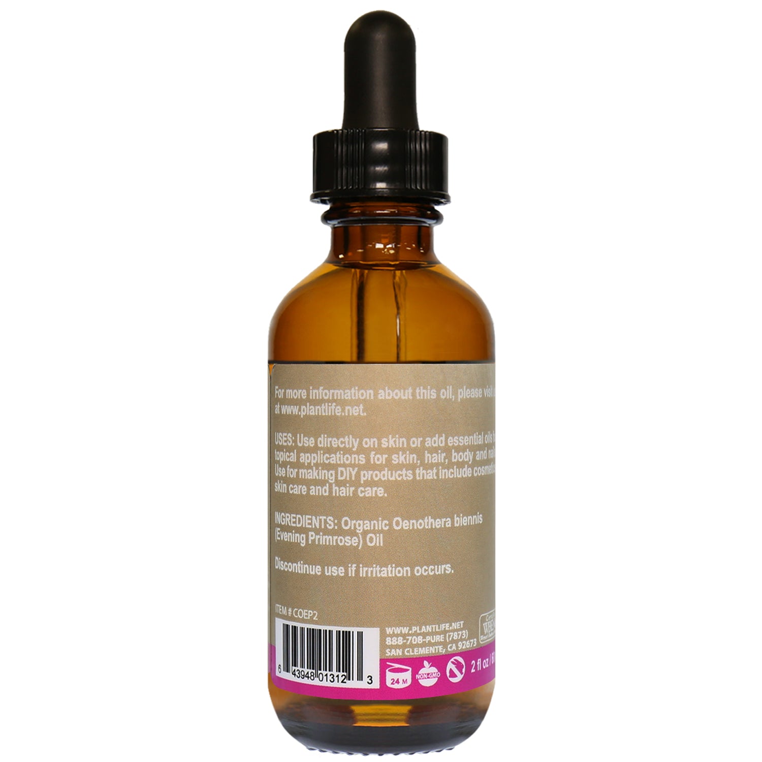 Plantlife Evening Primrose Oil Back