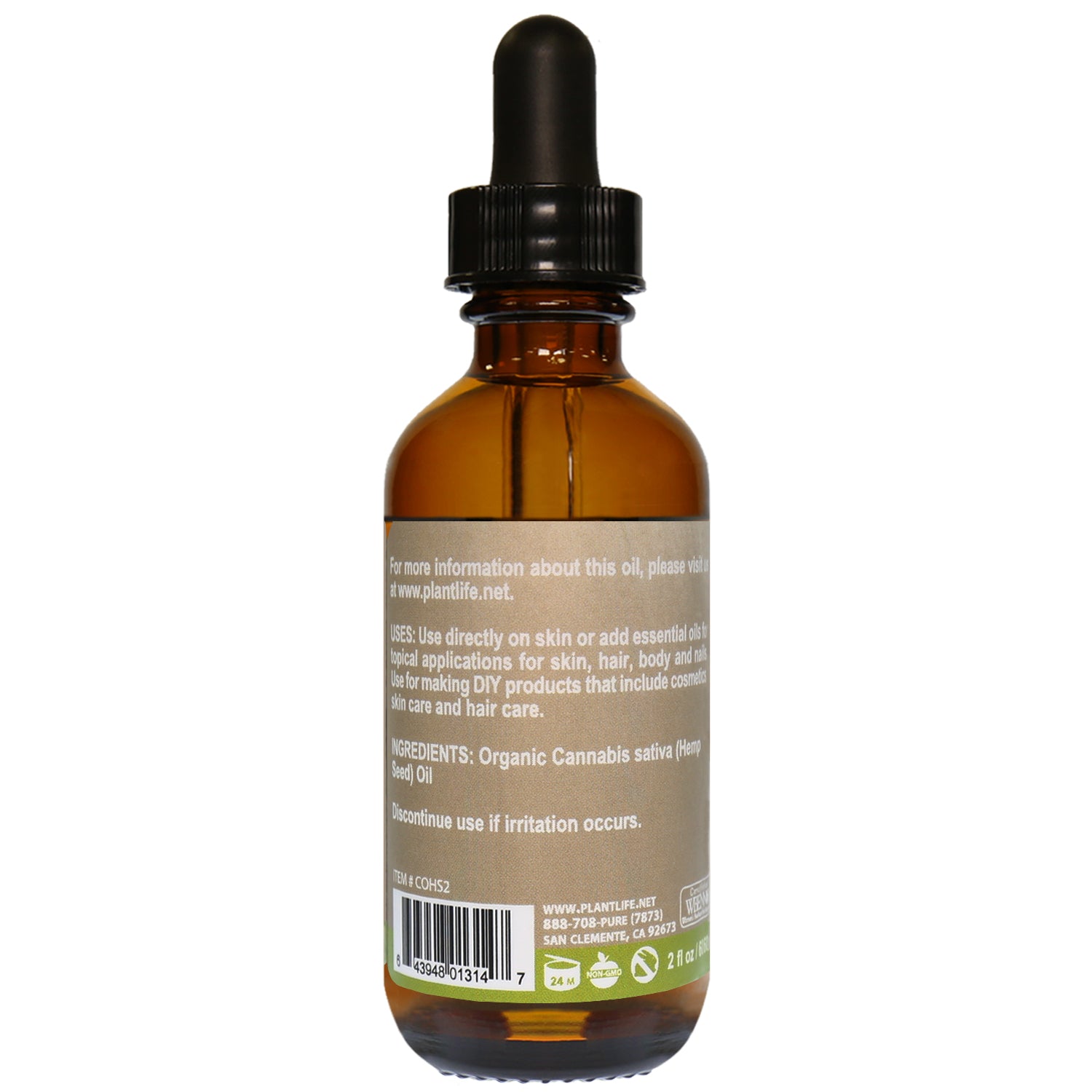 Hemp Seed Oil Back