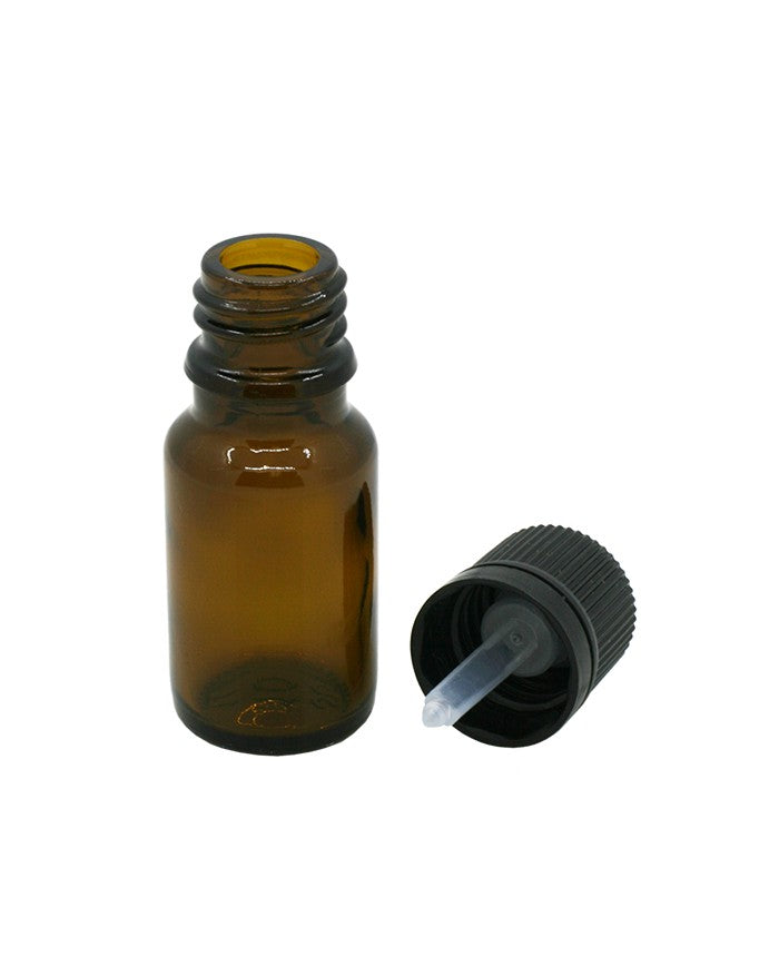10 ml Amber Glass Bottle With Euro Dropper