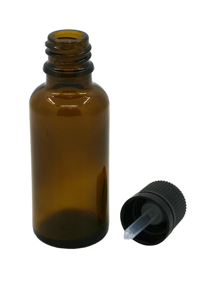 30 ml Amber Glass Bottle With Euro Dropper