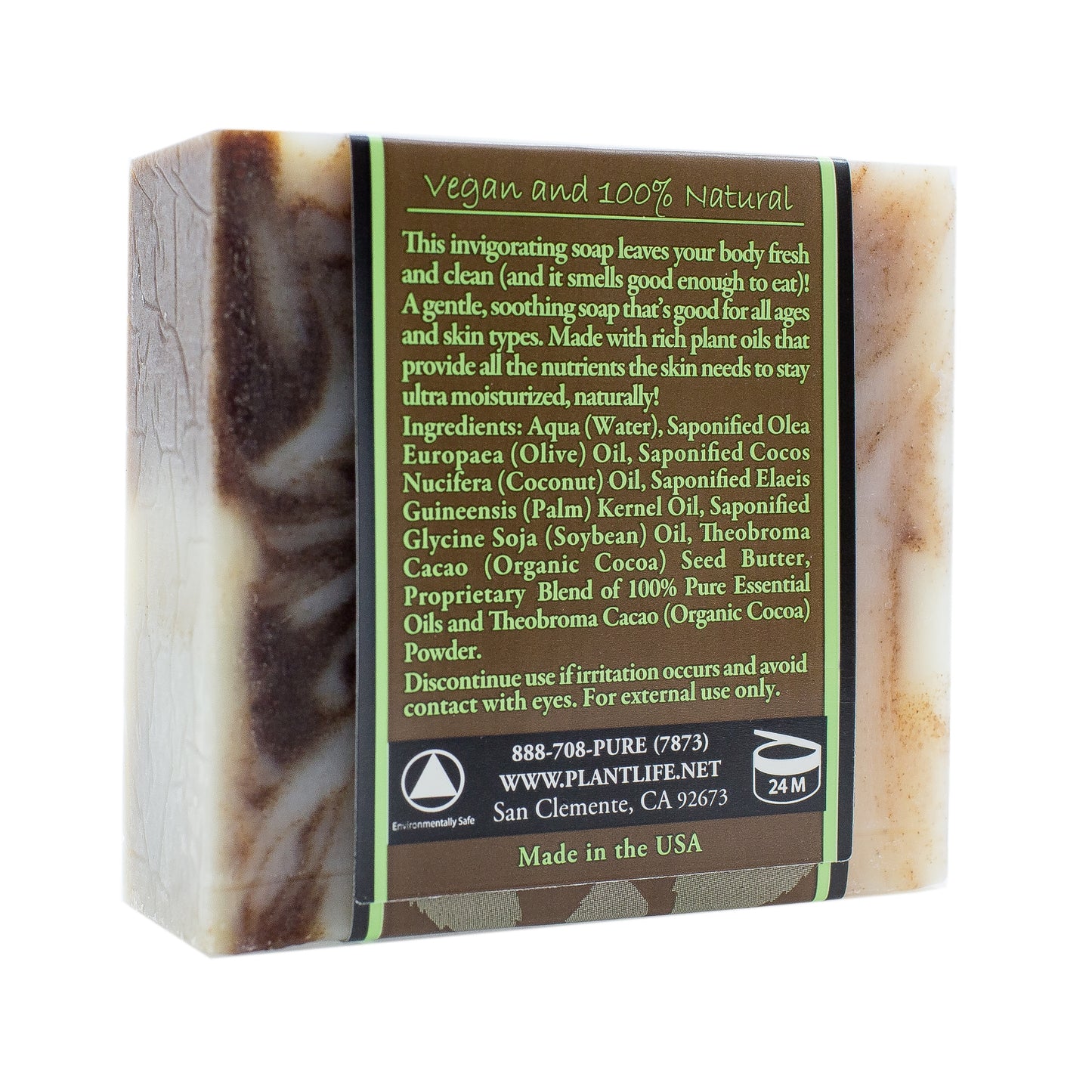 Cocoa Mint Natural Bar Soap