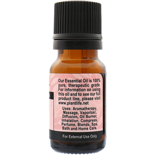 Plantlife Grapefruit Essential Oil back label showing product specs  