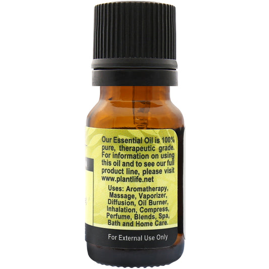 Plantlife Oregano Essential Oil back label and immune support info  