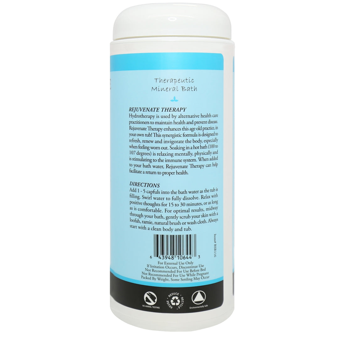 Rejuvenate Bath Salt 16 oz | Plantlife | Mineral Bath Salts