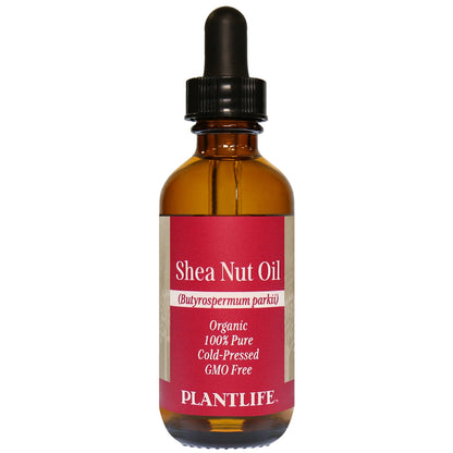 100% pure Shea Nut Oil in amber glass bottle