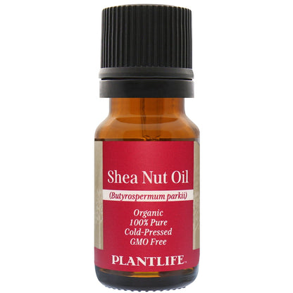 100% pure Shea Nut Oil in amber glass bottle