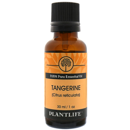 Plantlife Tangerine Essential Oil bottle with sweet, bright aroma  